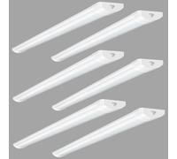 Lightasea 40W LED Batten Light 6500K Daylight, 4FT 115cm Linkable LED Garage Lighting, 4000LM Super Bright LEDs Fluorescent Lights with 20cm Power Cord for Garage Workshop Office