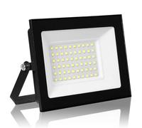 Lightasea 50W LED Floodlight Outdoor,Super Bright LED Security Light,IP66 Waterproof Outside Lights,6500K Cool White,5000LM Ultra Thin Wall Light,Security Light Work Lighting,for Garden,Yard,Garage