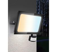 Lightasea Security Lights Outdoor Motion Sensor, 100W PIR Security Light with Remote Control, 10000LM 3000K/4500K/6500K LED Motion Sensor Light Outdoor IP66 Waterproof for Garden, Backyard, Garage