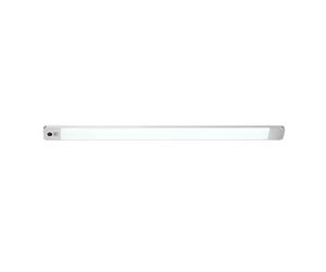 Lightbox LED Under-Unit Light, 550 Lumens, 4000 Kelvin, 60 cm, Gesture Control, Motion Sensor, Rechargeable Battery via USB-C | Silver, Ideal for Kitchen, Cupboard, Hallway