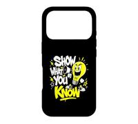Lightbulb Megaphone Show Knowledge Case for iPhone 17 Pro