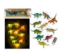 Lightchain Dinosaur - String Of 10 Dinosaur LED Lights - Wall/Home Decoration