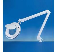 Lightcraft LC9090LED Professional Magnifier Lamp with Multiple Light Settings, White