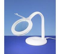 Lightcraft LED Flexible USB Magnifier Lamp, White