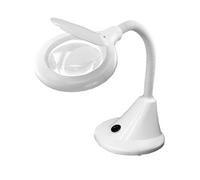 Lightcraft LED Magnifier Table Lamp, White