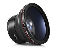 Lightdow 55MM 0.43x Add-on HD Lens High Defination Wide Angle + Macro Part for Sony A7 A7R A7S A7II A7RII A7SII A9 A7RIII A7III A5000 A5100 A6000 A6300 A6400 A6500 A6600 (φ55mm)
