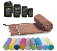 LightDry® Microfiber Sports Towel - Quick-Dry, Compact, 60x30 cm | Soft as cotton, packs smaller than a bottle - ideal for gym, travel, beach & sauna