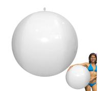 Lighted Beach Ball - Inflatable Pool Toy with LED | Remote Control Bright 16 Colors - Outdoor Party Games Decoration Adults Kids Children - PVC Imperme