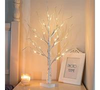 Lighted Birch Tree, 24 Led Twig Tree With Lights Up Decorative Branches Tree Pre Lit Birch Tree