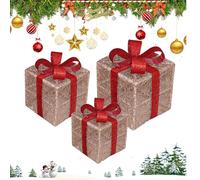 Lighted Christmas Boxes | Holiday Decor - Christmas LED Light Decorations,for Event Planners Interior Designers Home Office Apartment Living Room Bedroom Window Display Entrance