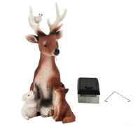 Lighted Christmas Decoration Deer, Light up Christmas Decor Reindeer for Indoor Outdoor Front Yard Porch Christmas Reindeer Figurines Decor Style Deer