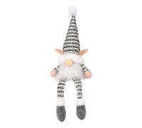 Lighted Christmas,Gnome Handmade Plush Scandinavian Swedish Tomte Light Up Santa Elf Toy for Winter Tabletop Tiered Tray Indoor Xmas Decor I