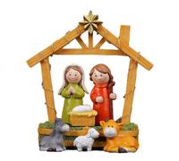 Lighted Christmas Nativity Figures, Classic Nativity Design Tabletop Scenes, Nativity Decoration Nativity Figurines, Cartoon Holy Crafts Tabletop Scenes, Nativity Figures For Home Decoration
