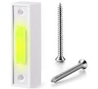 Lighted Doorbell Button, Garage Door Opener Switch with LED Light, 41A4166 Wall Mounted Push to Exit Ringer Button(White,1 Piece)