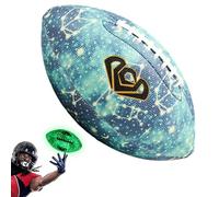 Lighted Football | Size 6/9 Night Ball Football Super Grip,PU Leather Waterproof Lighted, Double Laced American for Kids Youth Adults