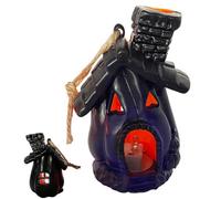 Lighted Haunted House | Decorative Spooky Haunted House Light - Pumpkin Decorative Gothic Lighting for Indoor Home Bedroom Garden Party