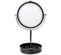 Makeup Mirror LED SAVOIE Black/ Silver