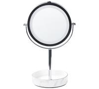 Makeup Mirror LED SAVOIE White/ Silver