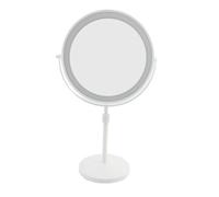 Lighted Makeup Mirror, Dual Sided Design with 3 Color LED Lights and Adjustable Height, Touch Control for Vanity and Makeup (3X)