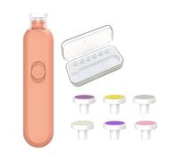Lighted Nail File, 360 Degree Baby Electric Nail Trimmer with Light, Harmless Nail Clipper, Easy to Use Baby Nail Cutter File Set, Trimming Low Noise Baby Nail Care for Kids Adults