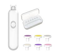 Lighted Nail File, 360 Degree Baby Electric Nail Trimmer with Light, Harmless Nail Clipper, Easy to Use Baby Nail Cutter File Set, Trimming Low Noise Baby Nail Care for Kids Adults