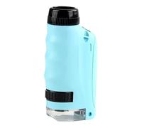 Lighted Pocket Microscope - Magnification Science Experiment Pocket Microscope | Portable Miniscopes Kids For Home School Classroom Laboratory Experiments Discovery Birthday