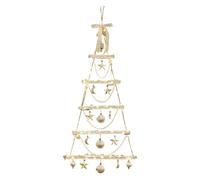Lighted Wall Christmas Tree | Flat Wall Mounted LED Christmas Tree | LED Wall Mounted Wooden Christmas Tree with Glowing Lights | Warm Flat Wall Decor for Christmas Holidays