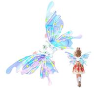 Lighted Wings - PP 67cm 36cm | LED Wings Costume with LED Light Bright Effect Cosplay Stage Use | Children Light Up Party Festival Use