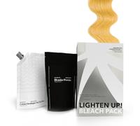 Lighten Up! 30 Volume Hair Bleach Pack | With Flax, Almond & Olive Oil | Lightens Dark Hair | Suitable for All Hair Types | Nourishing & Gentle Formula