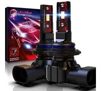 LIGHTENING DARK 9012 Extremely Bright HIR2 Fog Light Bulbs 6500K Xenon White Wireless Fanless 2 Pack