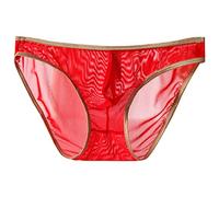 Lightening Deal Of Day Microfibre Briefs Men Mens Sports Trunks Underwear Funny Christmas Boxer Shorts Mens Boxer Shorts Loose Fit Mens Seam Free Boxers Support Underwear For Men Red
