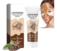 Lightening Peel off Mask,Instant whitening Niacinamide whitening Peel-Off Mask, Brightening Hydrating & Revitalizing Mask, Deep Cleansing Face, Anti-Aging Exfoliating Mask (1 Pcs)