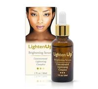 LightenUp Skin Brightening Serum - 30ml / 1 Fl oz - Effective for Freckles, Sunspots, Age spots - with Argan Oil, Shea Butter and Alpha Arbutin