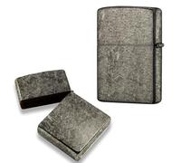 Lighter Case Compatible with Zippo, without Insert Metal Lighter Shell Cover for Zippo (Silver)