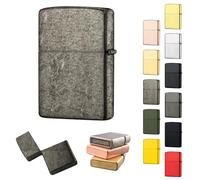 Lighter Case for Zippo Metal Lighter Cover without Insert - Durable and Robust Lighter Case Compatible with Zippo#11