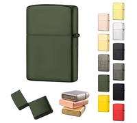 Lighter Case for Zippo Metal Lighter Cover without Insert - Durable and Robust Lighter Case Compatible with Zippo#10