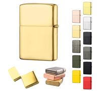 Lighter Case for Zippo Metal Lighter Cover without Insert - Durable and Robust Metal Lighter Shell Cover for Zippo#12