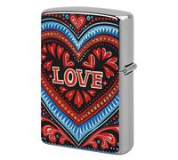 Lighter Case Windproof Metal Folk Art Style Lighter Pouch Pocket Lighters Sleeve Protector Double-Sided Reusable Protective Kerosene Lighters Cover Gift for Smoker