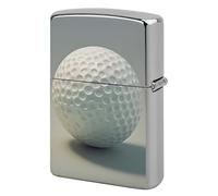 Lighter Case Windproof Metal Golf Ball Lighter Pouch Pocket Lighters Sleeve Protector Double-Sided Reusable Protective Kerosene Lighters Cover Gift for Smoker