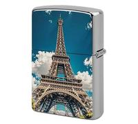 Lighter Case Windproof Metal Iron Tower Lighter Pouch Pocket Lighters Sleeve Protector Double-Sided Reusable Protective Kerosene Lighters Cover Gift for Smoker