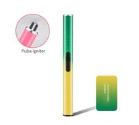 Lighter Equipped With Arc Rechargeable Plasma Electronic Windproof And Flameless, It Is Very Suitable For Lighting Candles, Household Fast Charging Data Cable And Safety Lock, Camping And Hi