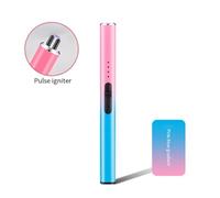 Lighter Equipped With Arc Rechargeable Plasma Electronic Windproof And Flameless, It Is Very Suitable For Lighting Candles, Household Fast Charging Data Cable And Safety Lock, Camping And Hi