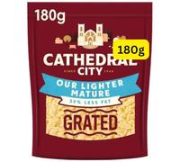 Lighter Mature Grated Cheese 180g Cathedrals-City (1x180g)