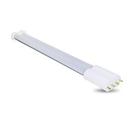 LIGHTEU LED 2G11 8 Watt Neutral White lamp Fluorescent Tube Industry Quality, Replace Philips Master PL-L 24W 840 4P or OSRAM DULUX L 24W / 840 A +