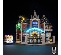 LightGo LED Kit for Arkham Asylum Compatible with Lego 76300 | Lighting Only-Bricks Set Not Included (Remote Version)