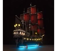 LightGo LED Kit for Black Pearl Compatible with Lego 10365 Captain Jack Sparrow's Pirate Ship | Lighting Only-Bricks Set Not Included (Classic Version)