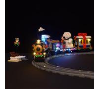 LightGo LED Kit for Holiday Express Train Compatible with Lego 10361 | Lighting Only-Bricks Set Not Included (Remote Version)