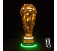 LightGo LED Kit for Lego 43020 FIFA World Cup Trophy | Custom Light Show, Easy Install, Hidden Wiring, Home Decor, 24/7 Support,Not Come with Model