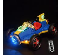LightGo LED Kit for Lego 72050 Mario Kart Luigi Mach 8 | Custom Light Show, Easy Install, Hidden Wiring, Home Decor, 24/7 Support,Not Come with Model