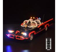 LightGo LED Lighting Kit Designed for Batman Compatible with Lego 76328 The Classic TV Series Batmobile - Not Include Model (Remote Version)